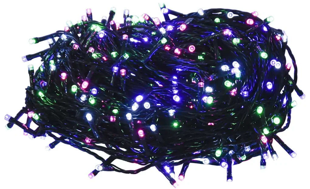 vidaXL Lichtslinger met 400 LED's pastel meerkleurig 40 m PVC