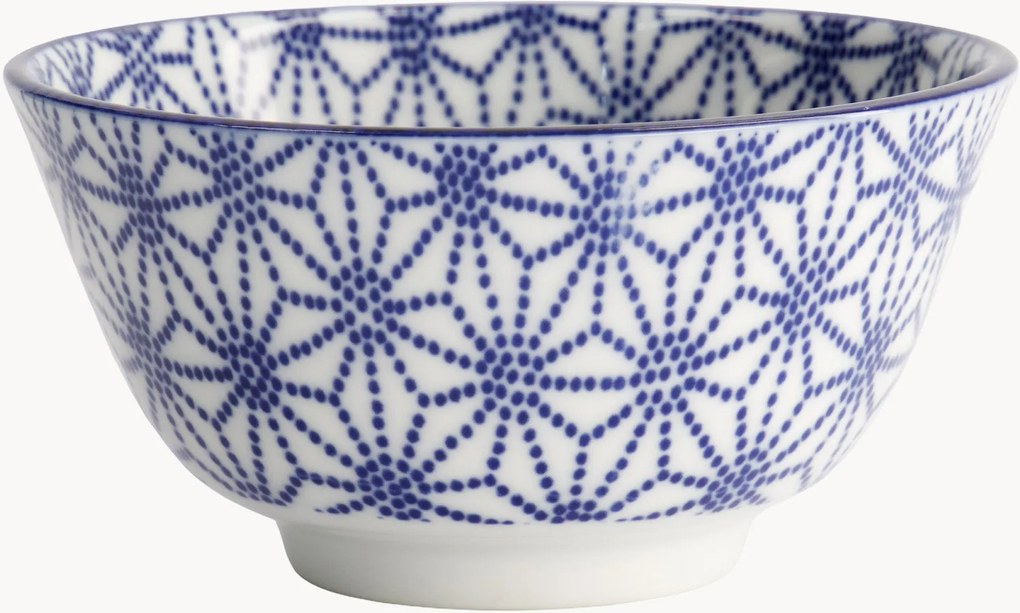 Porseleinen rijstkommen Nippon Blue, 6-delig