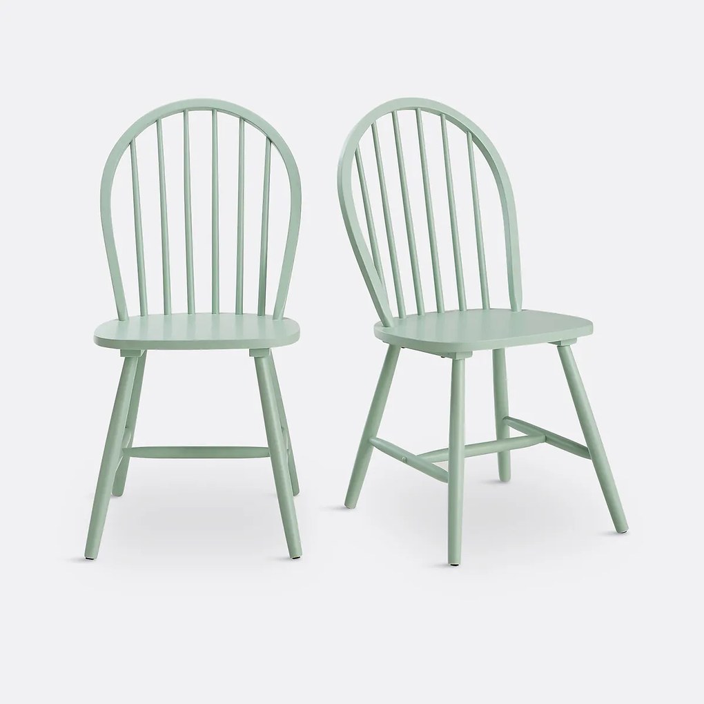 Set van 2 stoelen met spijlen, Windsor