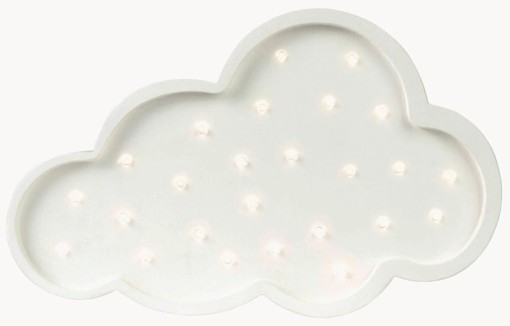 Handgemaakte LED-kinderlamp Cloud met timerfunctie en afstandsbediening, dimbaar