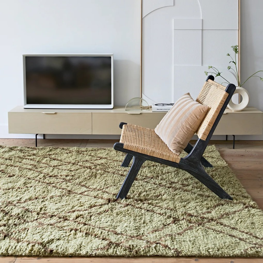 HKliving Wood Grain Retro Tv-meubel Zandkleur Beige 167 Cm - 167x30x36cm.