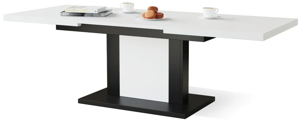 ORION wit / zwart, salontafel