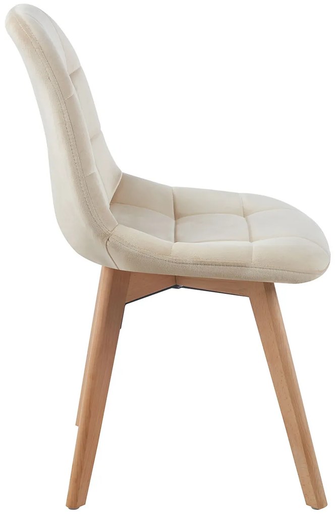 Set 4 Kelen Fluwelen Stoelen