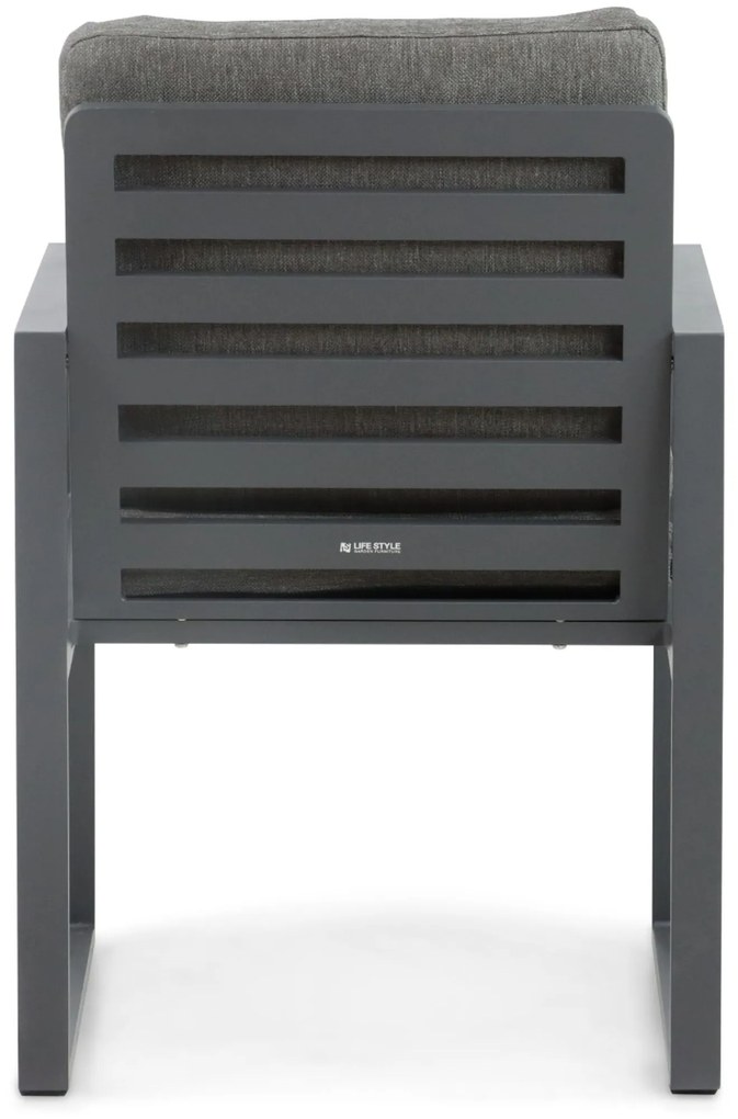 Tuinstoel Aluminium Grijs-antraciet Lifestyle Garden Furniture Nuno