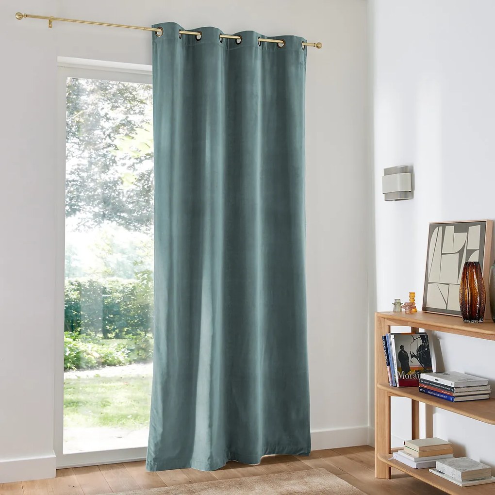 Gordijn in fluweel met oogjes Velvet