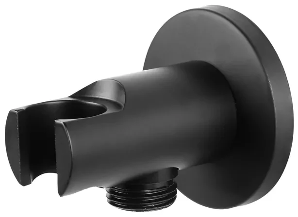 Differnz Inbouw handdouche houder Zwart 33.002.17