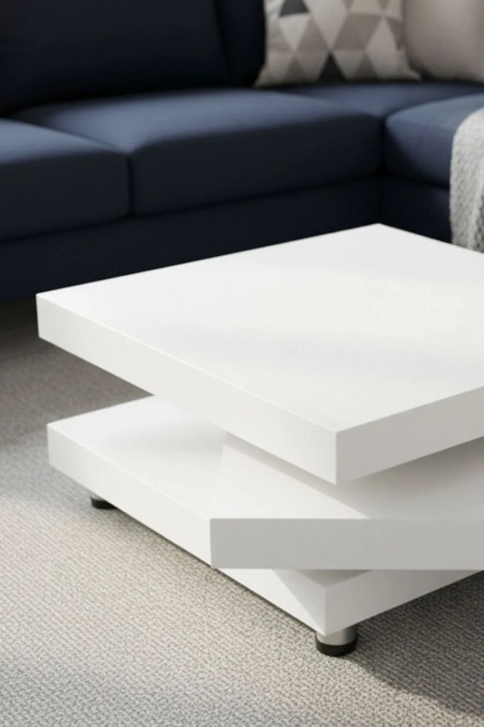 Witte Move salontafel met drie planken