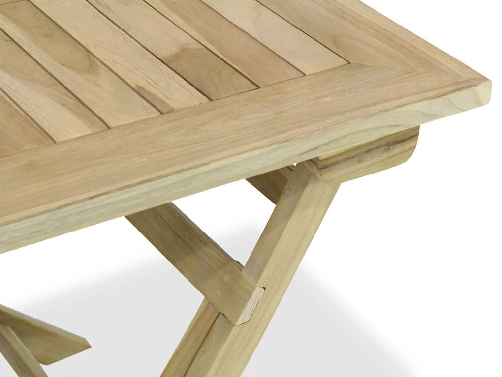 Tuinset 2 personen 80 cm Teak Taupe Garden Collections Birmingham/Derby