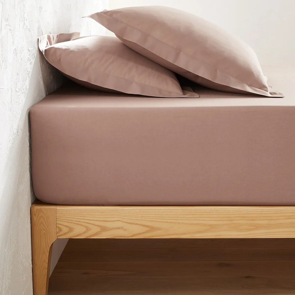 Effen hoeslaken in tergal, omslag 32 cm, Scenario