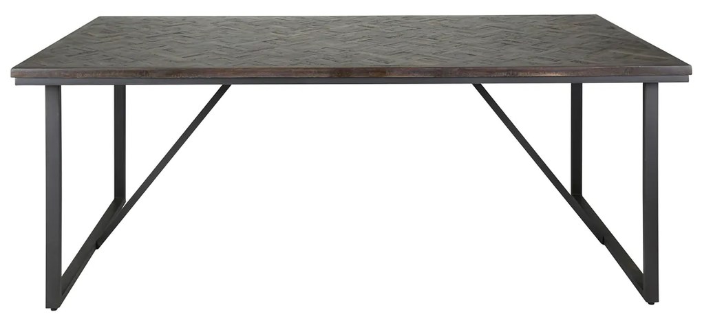 Teakhouten Eettafel Versailles - 200 X 100cm.