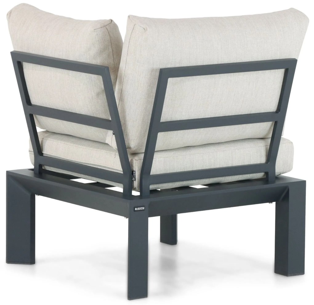 Loungeset 5 personen Aluminium Grijs Lifestyle Garden Furniture Navarra