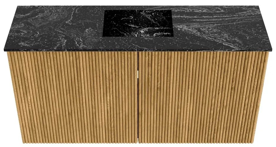 Mondiaz Joya DLux 80cm toiletmeubel oak met wastafel faye midden 1 kraangat lava
