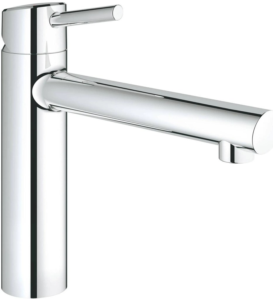 Grohe Concetto keukenkraan met medium uitloop chroom