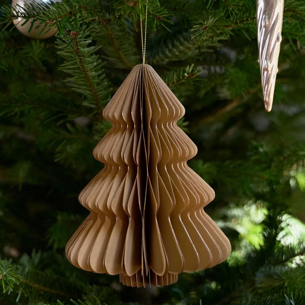 Set van 4 plooibare kerstbomen om op te hangen, Caspar