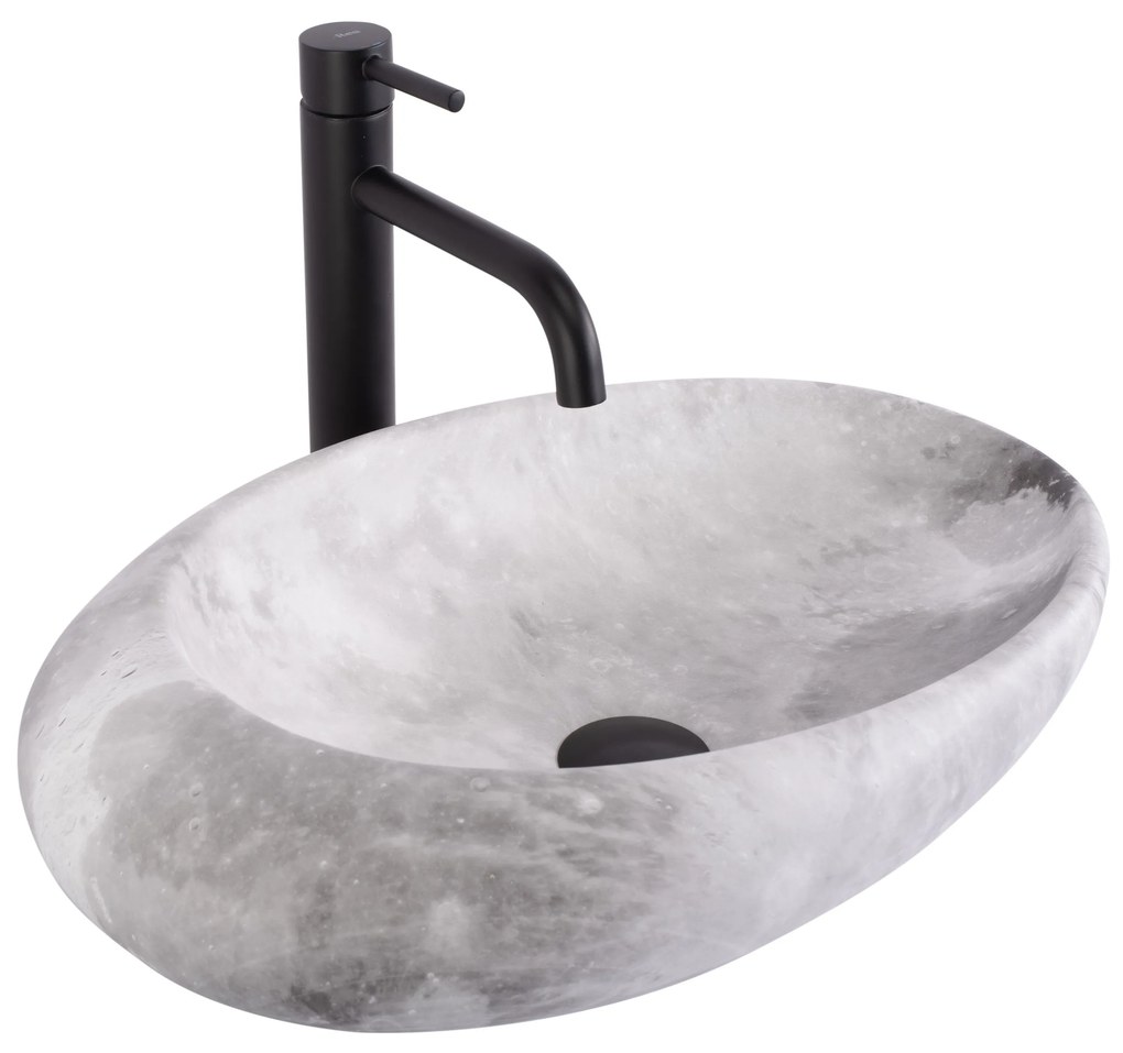 Opzetwastafel Rea Roxy C Stone L. GREY