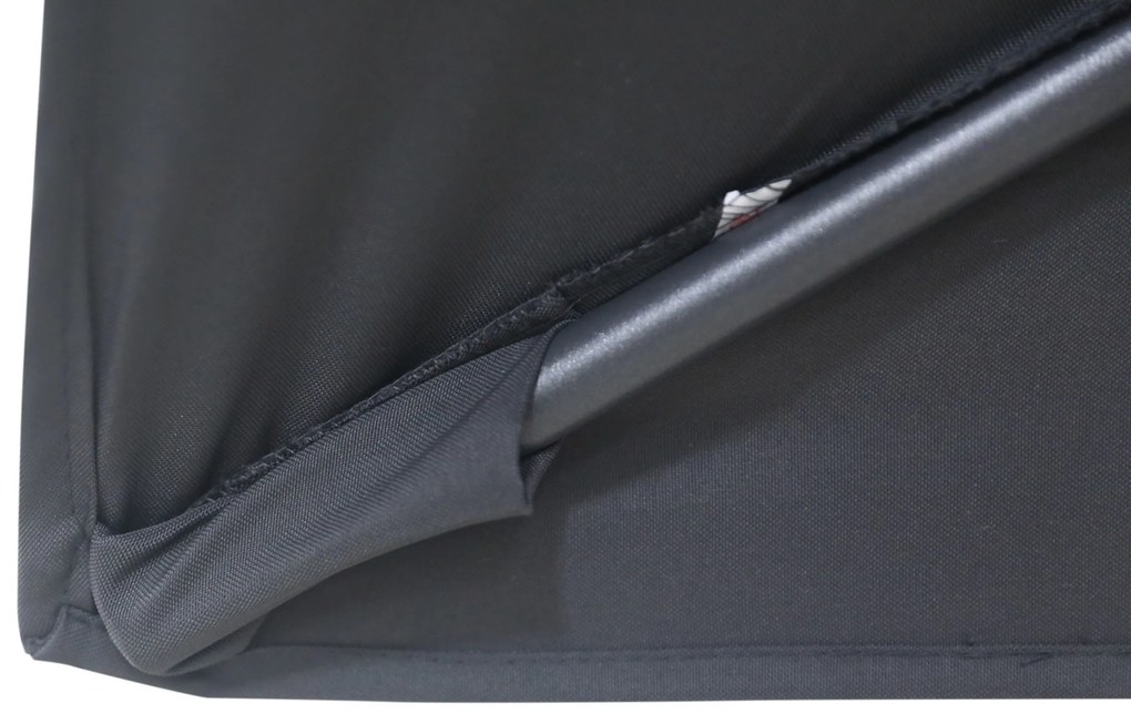 Camello Valerio Stokparasol Xm (excl.voet) Aluminium Grijs