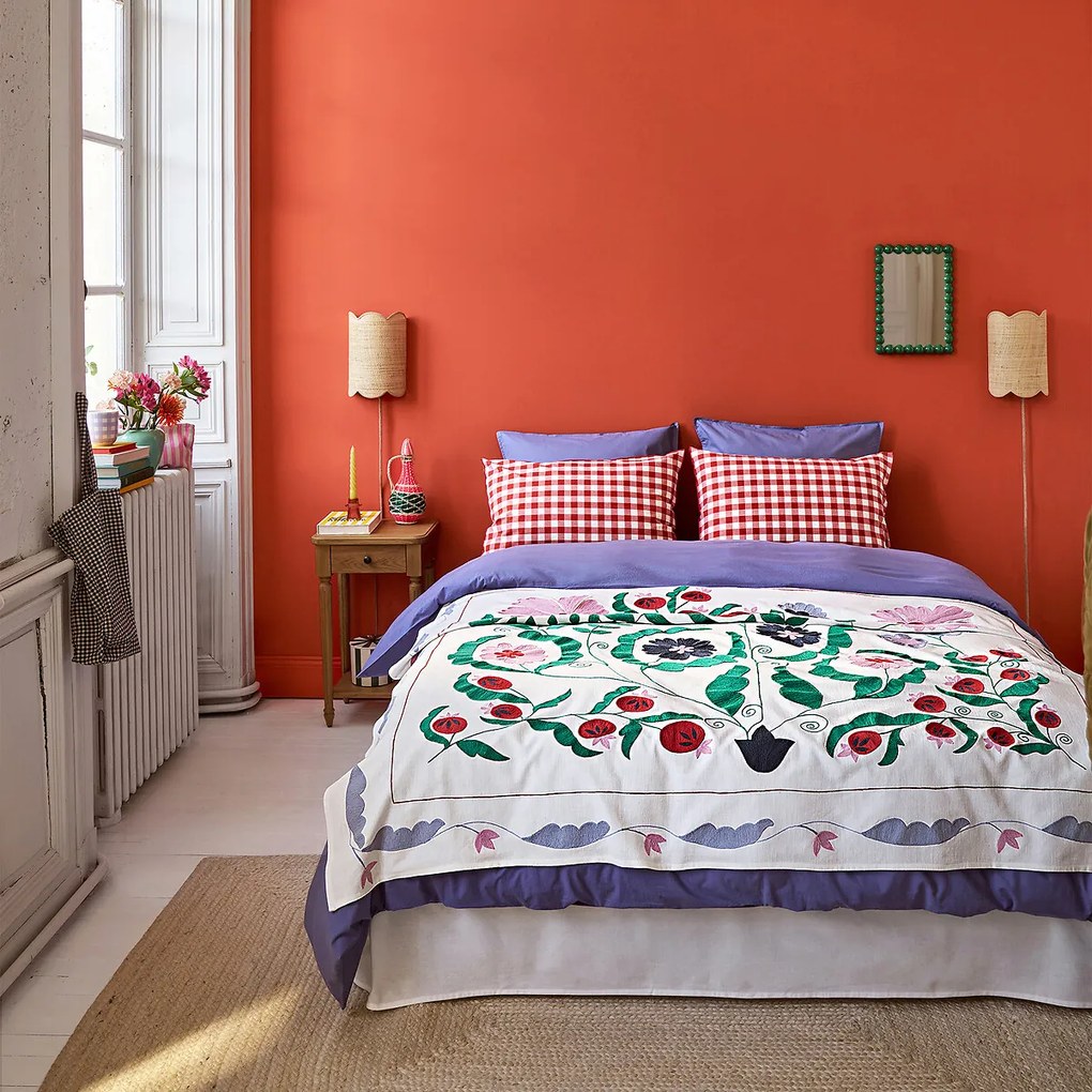 Wandlamp in raffia, Dolkie