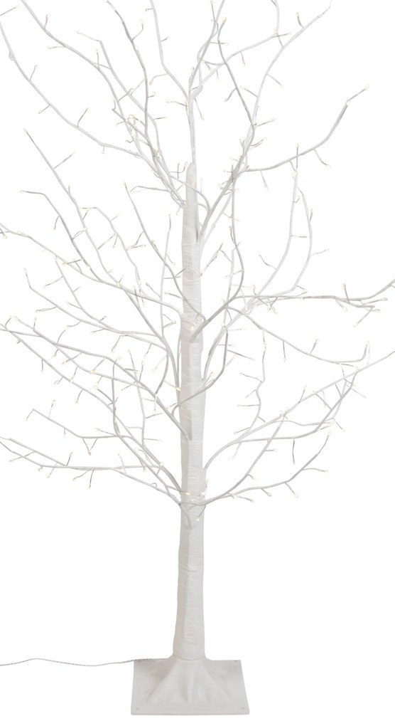 Kerst vloerlamp wit boom 120cm incl. LED met timer IP44 - Ki