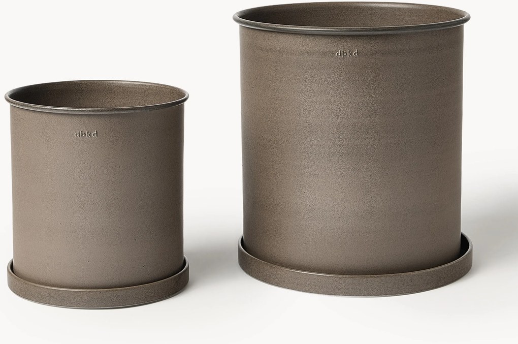 Grote outdoor plantenpotten Out, 2-delig