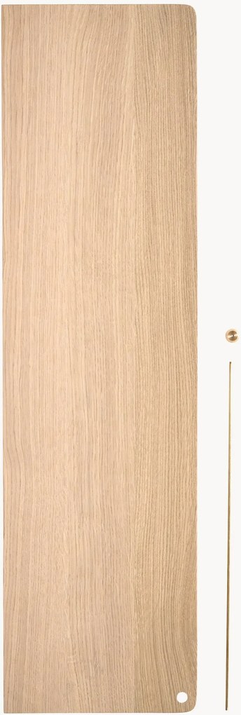 Extra wandplank Stedge van eikenhout