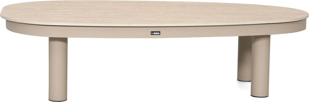 Stoel en Bank Loungeset 5 personen Aluminium Zand/Beige  Lifestyle Garden Furniture Organio/Mira