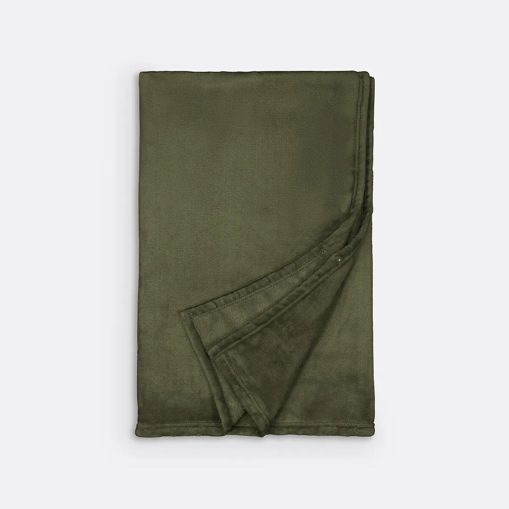 Fleece plaid met mouwen, recycled polyester, Javi