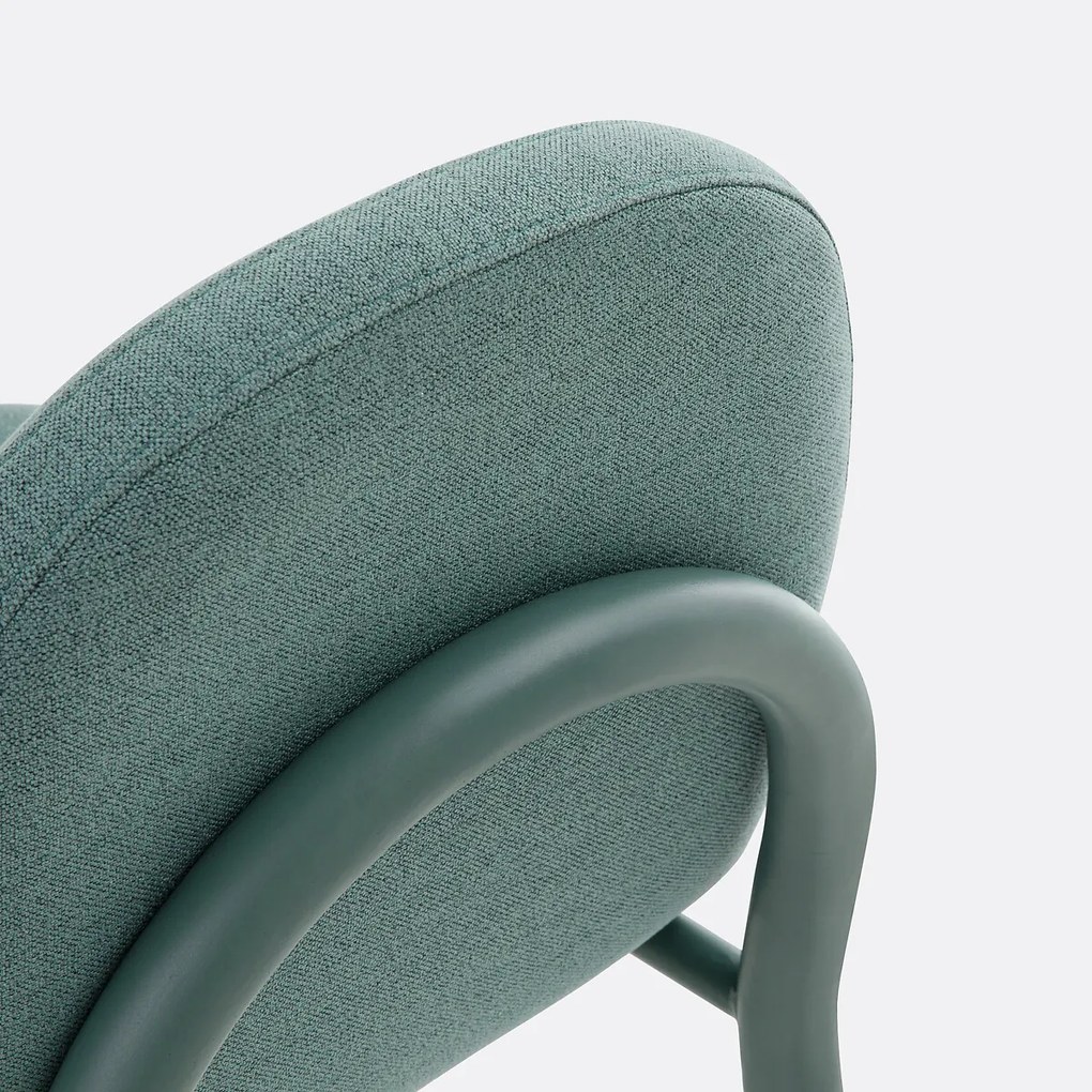 Set van 2 stoelen in getextureerde stof, Polly