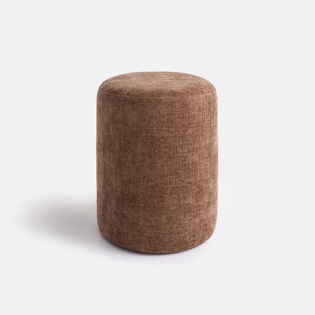 Poef van getextureerde stof, Polina