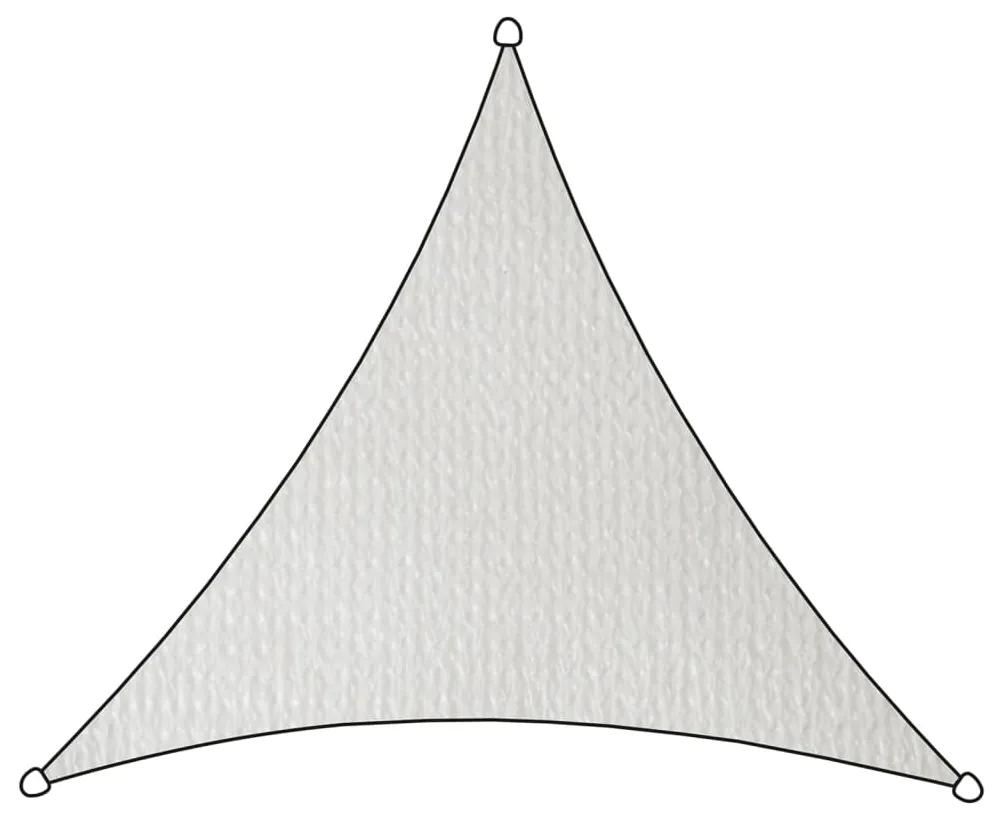 Livin'outdoor Schaduwdoek Iseo driehoekig 3,6x3,6x3,6 m HDPE wit