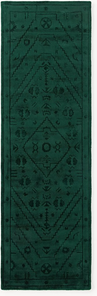 Handgeweven viscose loper Shaila