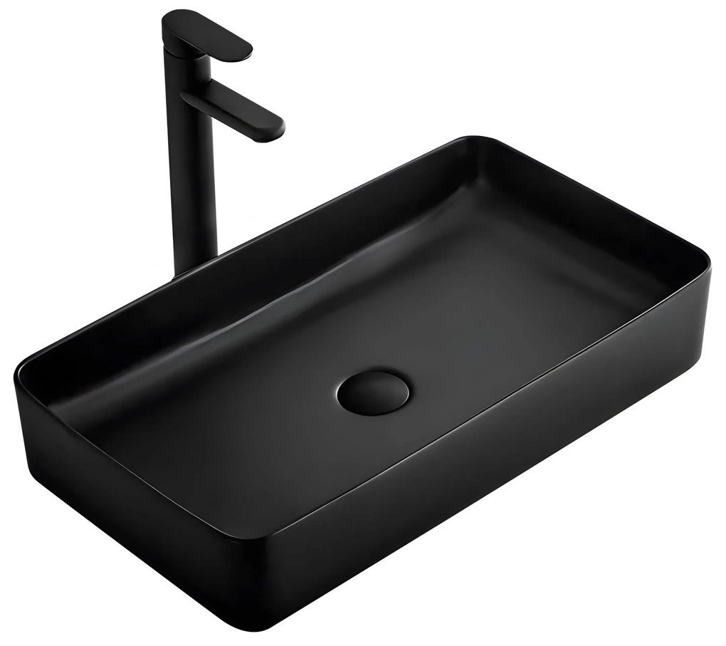 Opzetwastafel Denis Black Mat