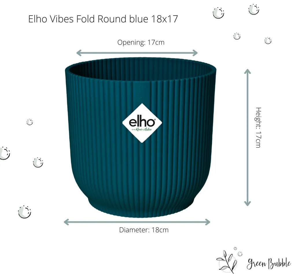 Pot elho Vibes Fold Round blauw
