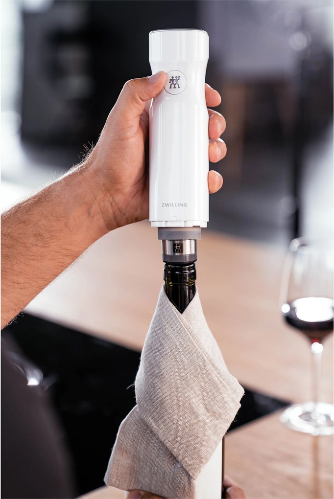 ZWILLING Fresh & Save Vacuüm wijnstopperset, 3-delig, Grijs - Fresh & Save - ZWILLING