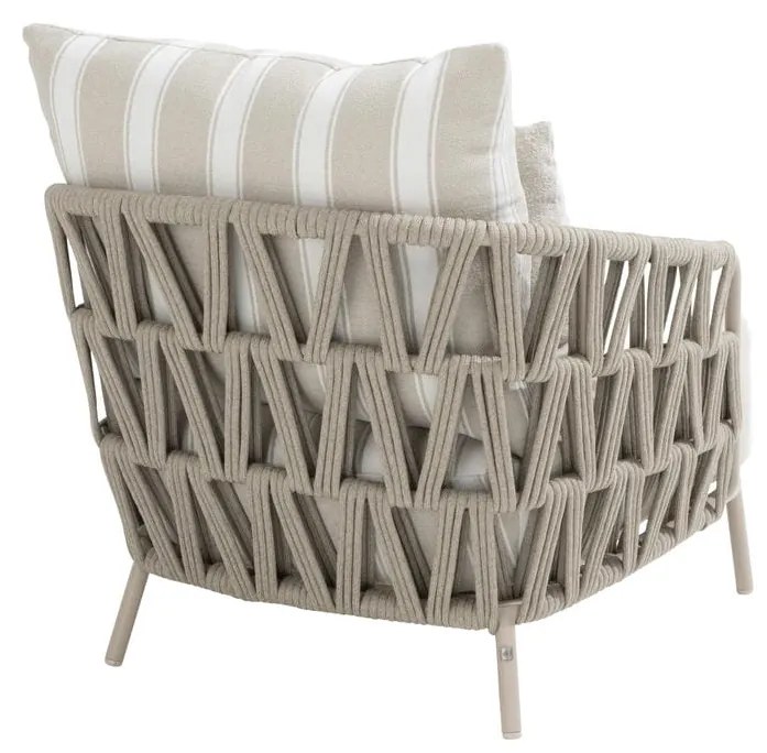 4 Seasons Outdoor Beverly loungestoel latte SALE Loungestoel beige weerbestendig