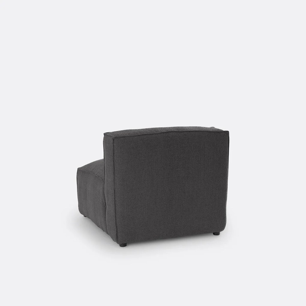 Element voor modulaire bank, in structuurstof, Seven