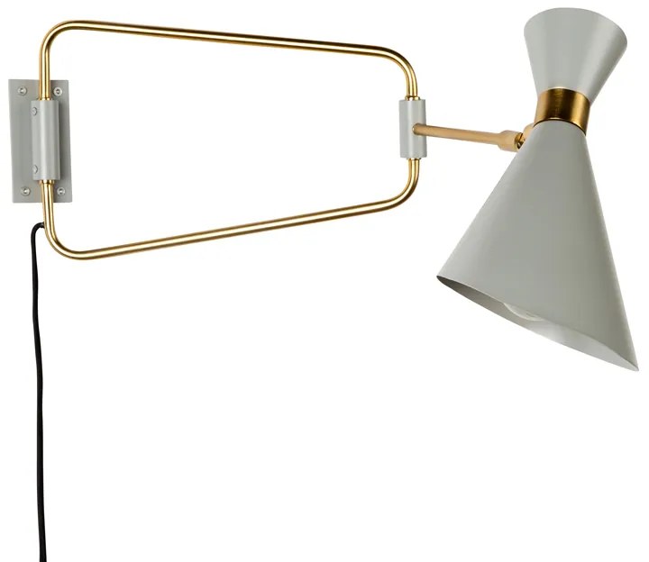 Zuiver Shady Grijze Wandlamp