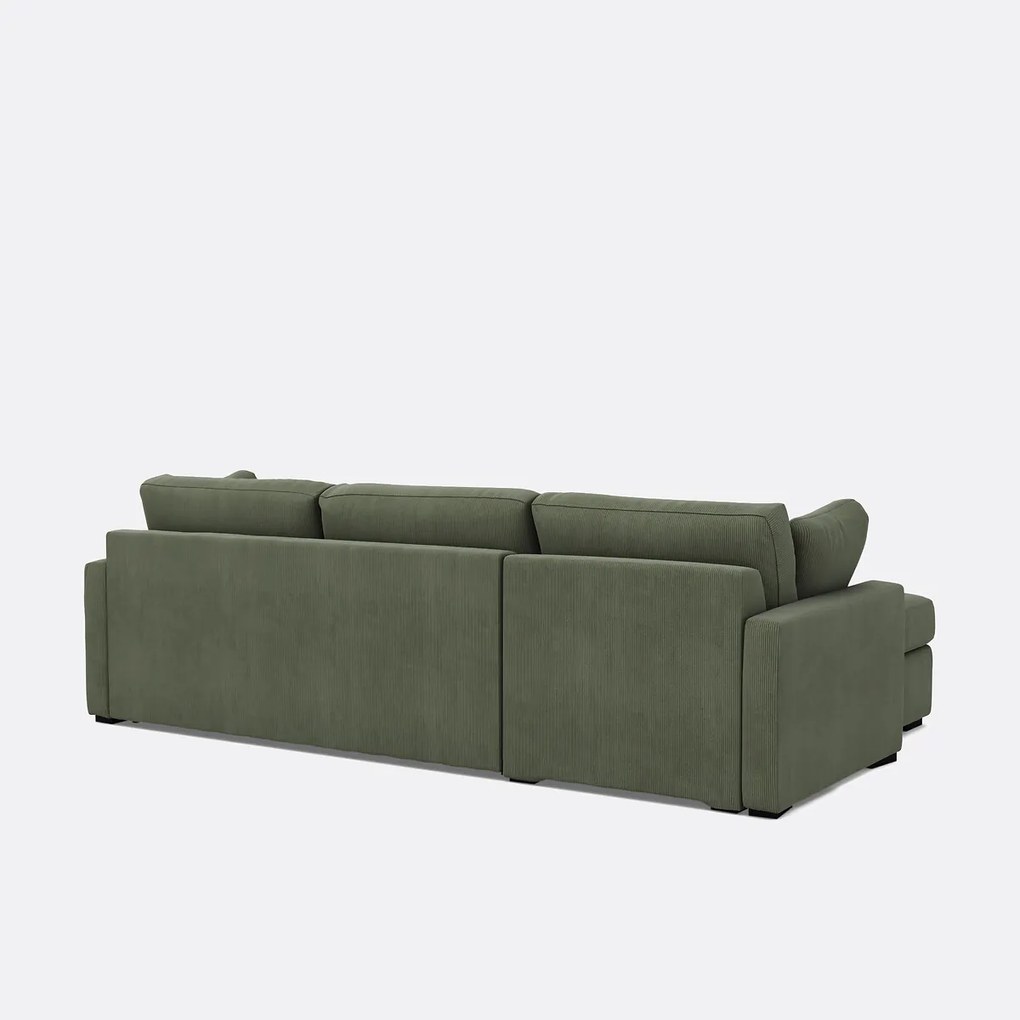 Comfort Bultex® corduroy hoekbank Timor