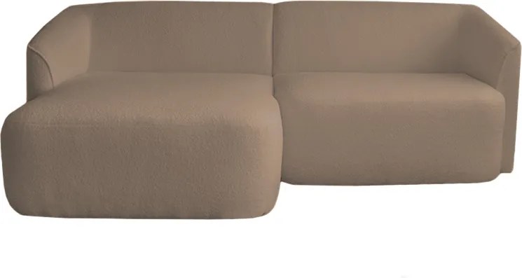 Hoekbank - Evora - links - stof now or never taupe 16