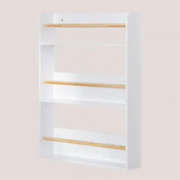 Houten Wandplank Tom Kids Wit - Sklum