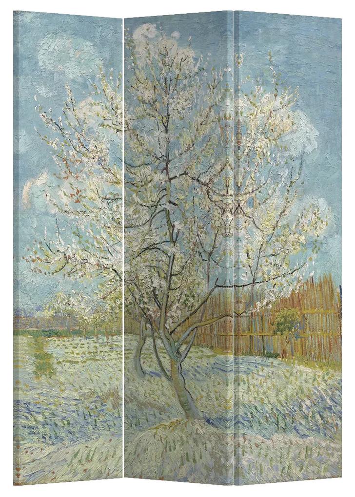 Fine Asianliving Kamerscherm Scheidingswand B120xH180cm 3 Panelen Pink Peach Tree Van Gogh