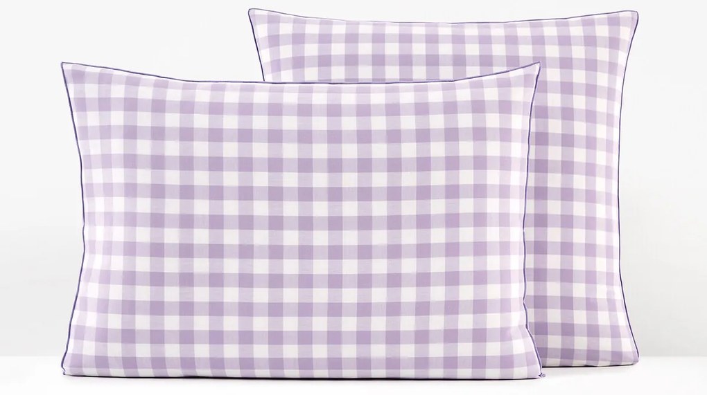 Kussensloop in katoen, Veldi, violet