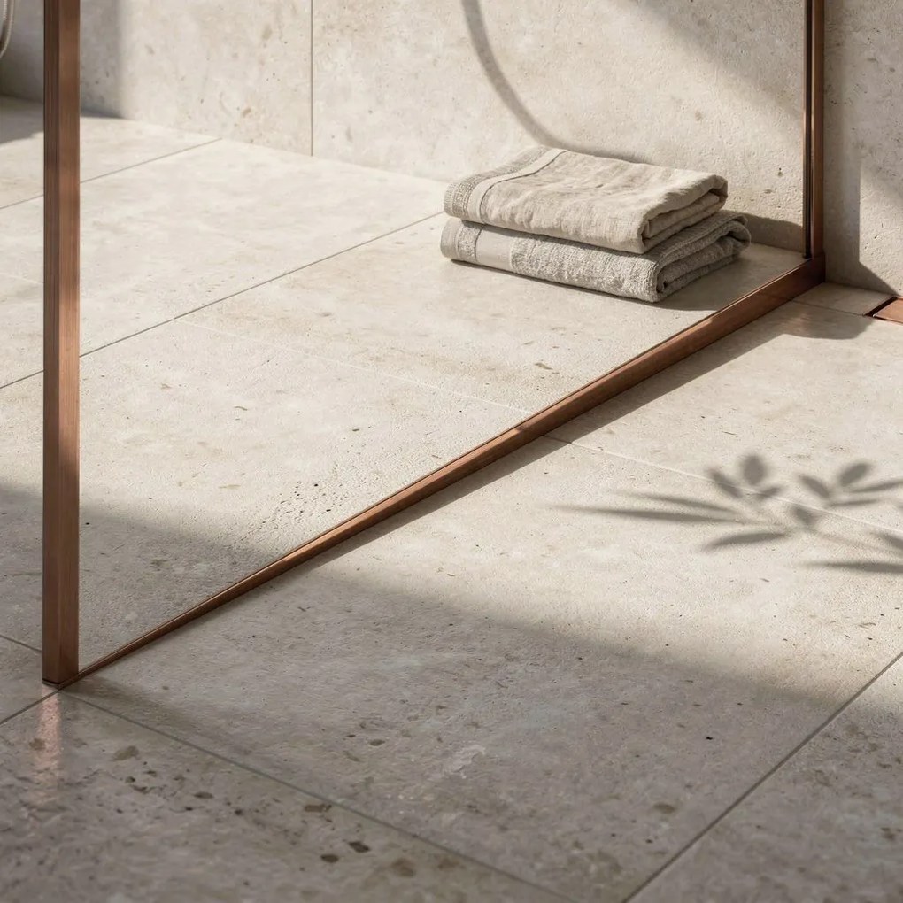 Verloopprofiel 100cm Brush Copper