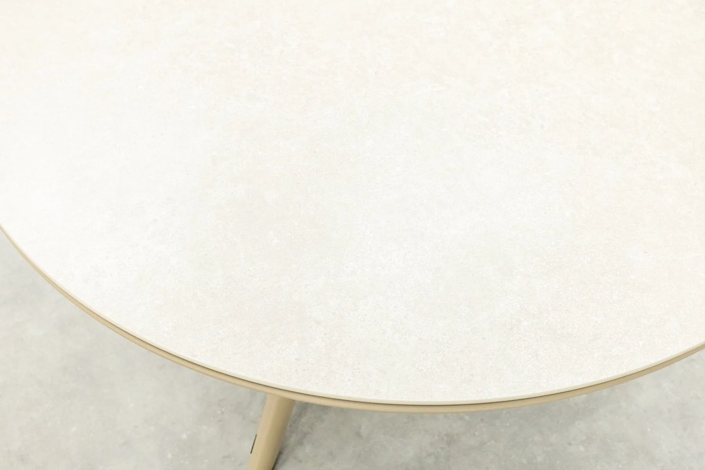 Dublin ronde tuintafel Ø120 cm. - Latte