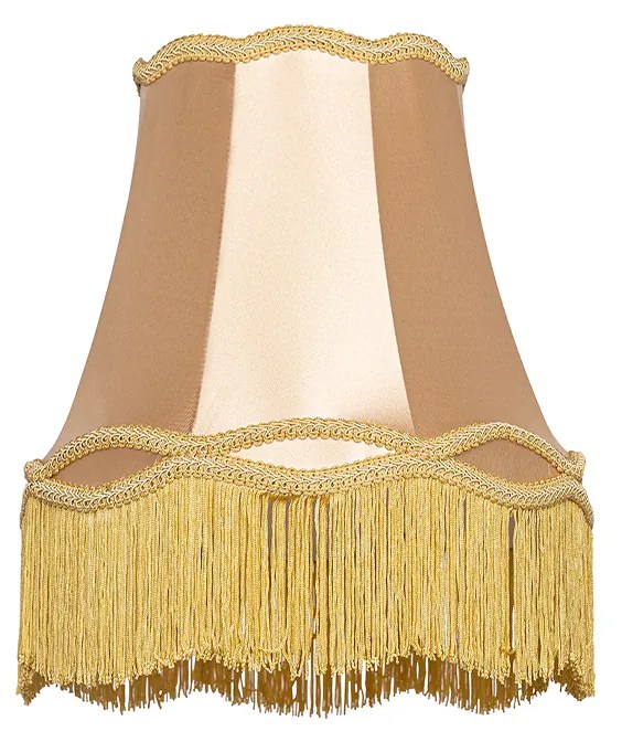 Stoffen lampenkap goud 30/18/26 - Granny Retro rond