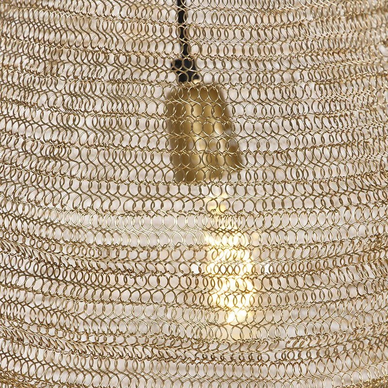 Oosterse hanglamp goud - Nidum