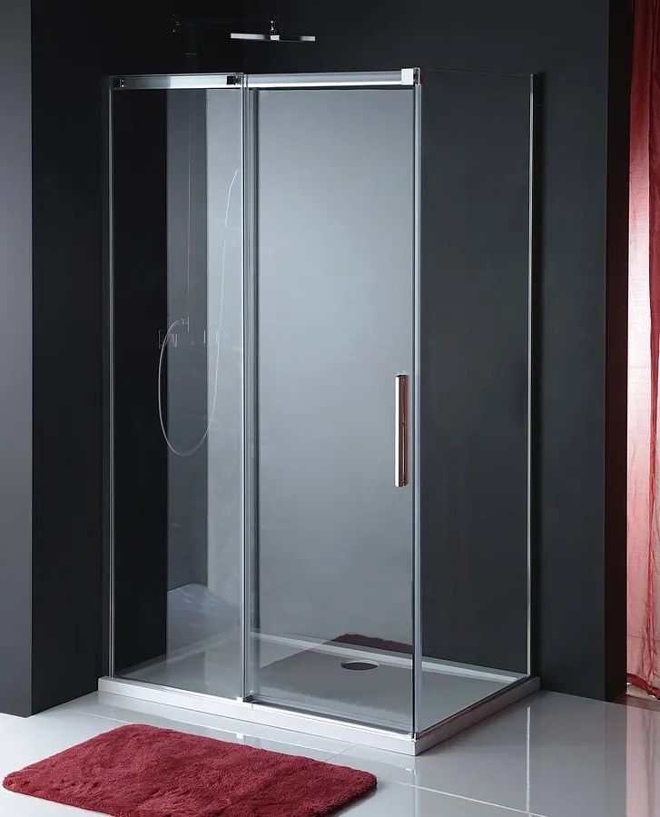 Polysan Altis douchecabine rechthoekig 130x80cm chroom