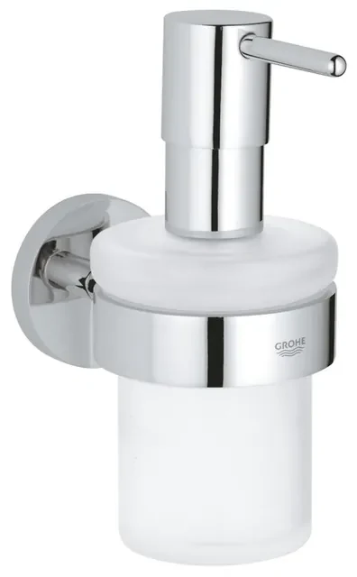 GROHE Essentials Zeepdispenser - 160ml - met houder - wandmontage - chroom 40448001