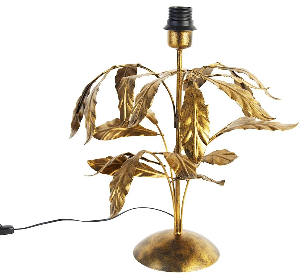 Vintage tafellamp antiek goud 40 cm - Linden Klassiek / Antiek Binnenverlichting Lamp