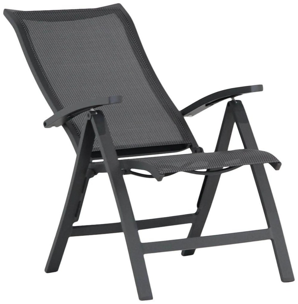 Tuinset 4 personen 180 cm Aluminium/Textileen /Aluminium/textileen Grijs Presto Lucardo/Valley