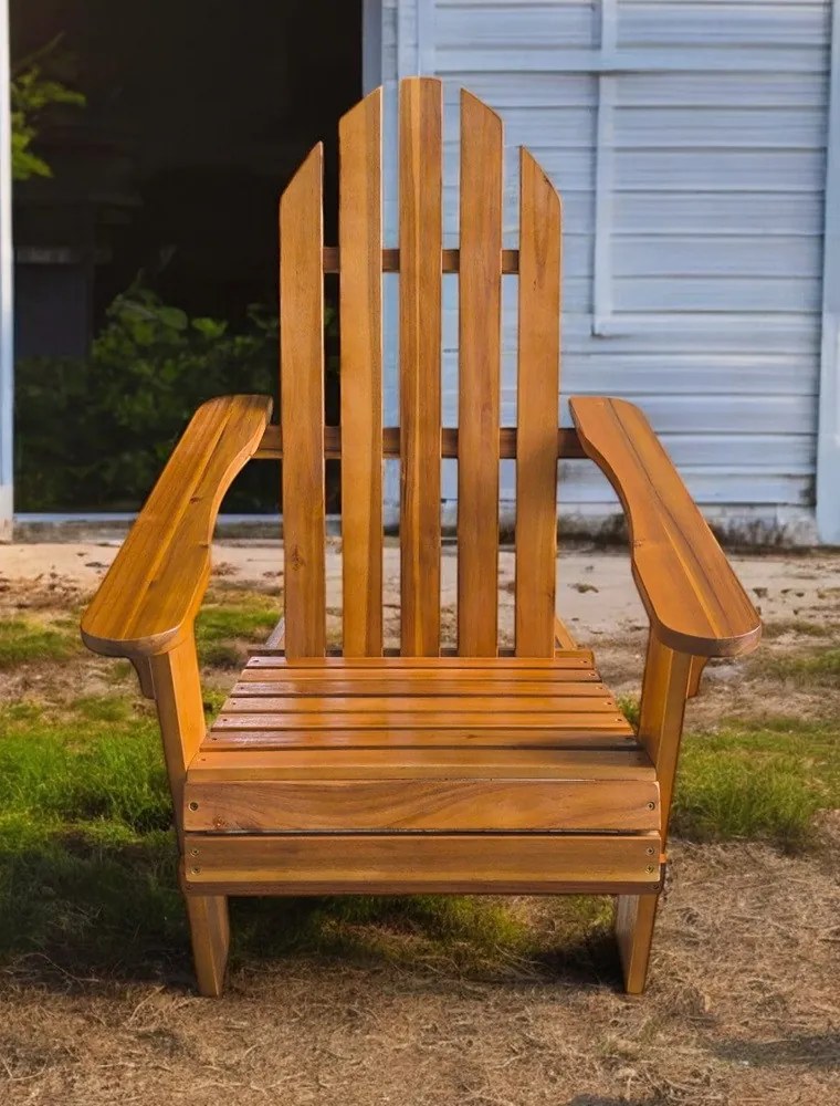 Set van twee Parli Garden Point houten ligstoelen